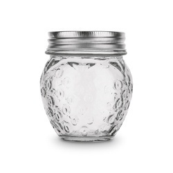 Słoik szklany z metalową zakrętką Tadar Truskawka 300 ml