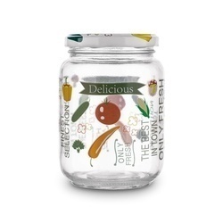 Słoiki szklane z metalową zakrętką Tadar Papryka 650 ml 6 sztuk