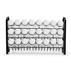 Stojak na przyprawy metalowy Tadar Sabores 24 przyprawniki