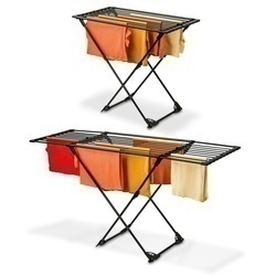 Suszarka balkonowa teleskopowa Konighoffer Spring Black 108-190 x 56 x 94 cm