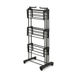Suszarka na pranie pionowa Konighoffer Ultra 135 x 66 x 173 cm czarna