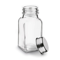 Szklana butelka z zakrętką kwadratowa Tadar 75 ml