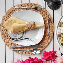 Talerz obiadowy kwadratowy Tadar Dolce Vita 25,5 cm