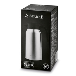 Termos dzbanek nierdzewny Starke Pro Sleek srebrny satyna 1,9 l