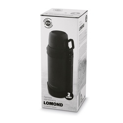 Termos nierdzewny Konighoffer Lomond czarny 2 l