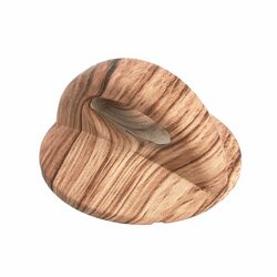 Uchwyt do pokrywki soft touch imitujący drewno Konighoffer Venga brązowy