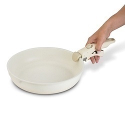 Zestaw 3 patelni z odpinaną rączką Starke Pro Compacti Cream 20 cm 24 cm 26 cm