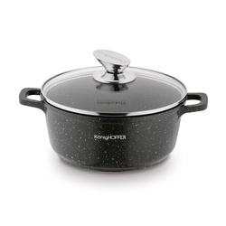 Zestaw garnków Konighoffer Pollo 8 elementów 3 przybory 2 nakładki i 2 podkładki