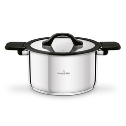 Zestaw garnków nierdzewnych z pokrywkami Starke Pro Creativo 8 elementów