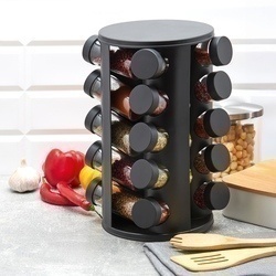 Zestaw przyprawników Konighoffer Favaro 21 elementów czarny