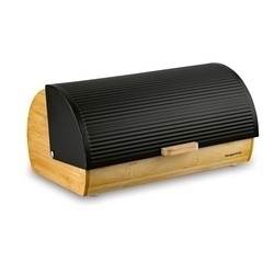 Chlebak bambusowy Konighoffer Fushion 36 x 22 x 17 cm czarny