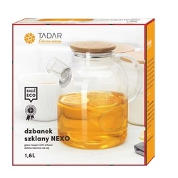 Dzbanek szklany ze spiralą Tadar Nexo 1,6 l
