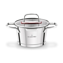Garnek nierdzewny z pokrywką Starke Pro Speziale 1,6 l