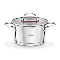 Garnek nierdzewny z pokrywką Starke Pro Speziale 3,1 l