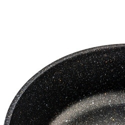 Patelnia marmurowa na indukcję krótkie uchwyty Starke Pro Svart Marble 28 cm