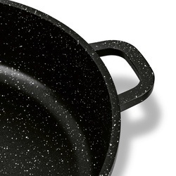 Patelnia na indukcję głęboka krótkie uchwyty Konighoffer Pollo Black 28 x 7 cm