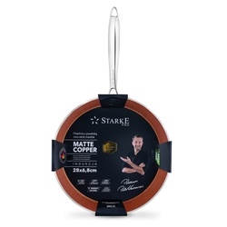 Patelnia na indukcję Starke Pro Matte Copper 28 cm