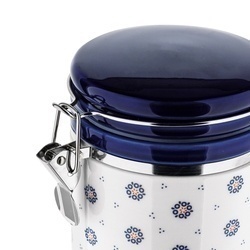 Pojemnik ceramiczny z klipsem Tadar Folklor 550 ml