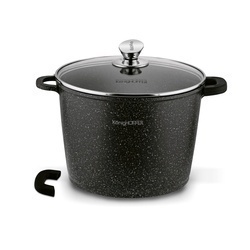 Zestaw 2 garnków na indukcję wysokich Konighoffer Pollo 6,8 l 10 l i 4 nakładki