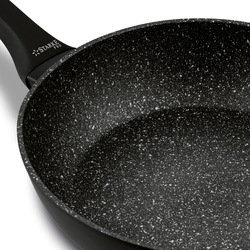 Zestaw 3 patelni ceramicznych głębokich Starke Pro Piccante 20 cm 24 cm 28 cm