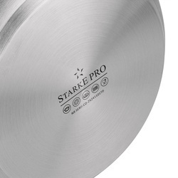 Zestaw 3 patelni stalowych na indukcję Starke Pro Gastro 20 cm 24 cm 28 cm 