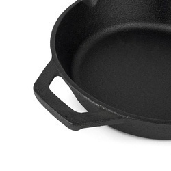 Zestaw 3 patelni żeliwnych z nakładką silikonową Konighoffer 20 cm 24,5 cm 29 cm