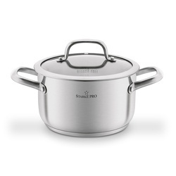 Zestaw garnków ze stali nierdzewnej Starke Pro Avanguard 8 elementów