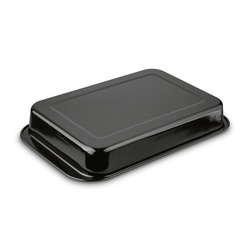 Brytfanna emaliowana do pieczenia Tadar 41 x 26,5 x 6 cm prostokątna