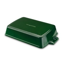 Brytfanna żeliwna emaliowana Konighoffer 39 x 23 x 7 cm zielona