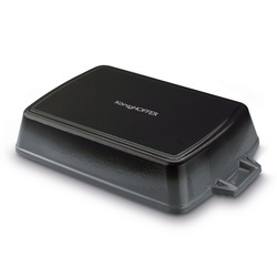 Brytfanna żeliwna emaliowana Konighoffer 39 x 23 x 7 cm szara