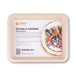 Forma do pieczenia z rantem i powłoką ceramiczną Tadar 40 x 32 cm