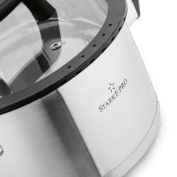 Garnek nierdzewny z pokrywką Starke Pro Rigor 5,7 l