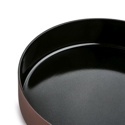 Komplet 3 patelni ceramicznych z pokrywkami Konighoffer 20 cm 24 cm 28 cm i łopatka