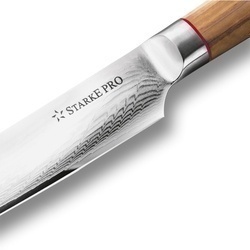 Komplet 6 noży Starke Pro Damascus Takeru w skórzanej torbie