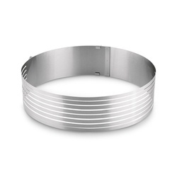 Obręcz do cięcia biszkoptu regulowana Tadar 24-26 cm
