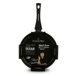 Patelnia indukcyjna głęboka non-stick Starke Pro Sesar 26 cm