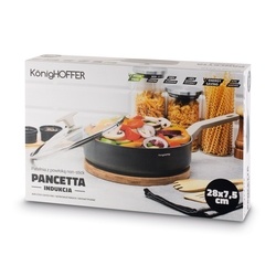 Patelnia na indukcję z pokrywką Konighoffer Pancetta 28 cm