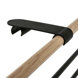 Suszarka balkonowa Konighoffer Spring Black Wooden 174 x 61 x 108 cm
