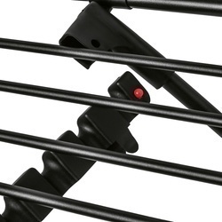 Suszarka balkonowa teleskopowa Konighoffer Spring Black 108-190 x 56 x 94 cm