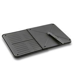 Suszarka do naczyń z ociekaczem i tacą Konighoffer 53 x 30 x 15,5 cm czarna