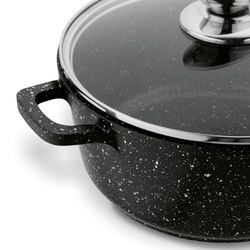 Zestaw garnków Konighoffer Pollo 8 elementów 3 przybory 2 nakładki i 2 podkładki