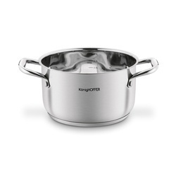 Zestaw garnków ze stali nierdzewnej Konighoffer Inoxera 8 elementów