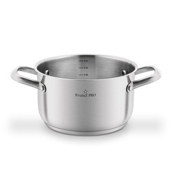 Zestaw garnków ze stali nierdzewnej Starke Pro Avanguard 8 elementów