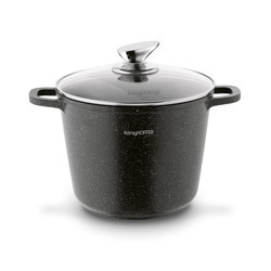 Garnek na indukcję wysoki Konighoffer Pollo 4 l i 2 nakładki