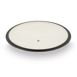 Gęsiarka żeliwna brytfanna emaliowana Konighoffer 2,8 l 21 x 10,5 cm okrągła kremowa