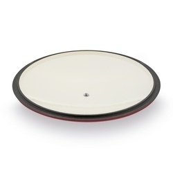 Gęsiarka żeliwna brytfanna emaliowana Konighoffer 2,8 l 21 x 10,5 cm okrągła czerwona