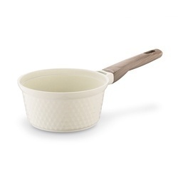 Komplet garnków ceramicznych 9 elementów Konighoffer Rosti kremowe