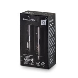 Młynki elektryczne do soli i pieprzu Starke Pro Paros 2 sztuki