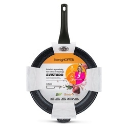 Patelnia na indukcję marmurowa Konighoffer Avistado 32 cm