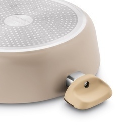 Patelnia na indukcję non stick krótkie uchwyty z pokrywką Starke Pro Light Coffee 28 cm